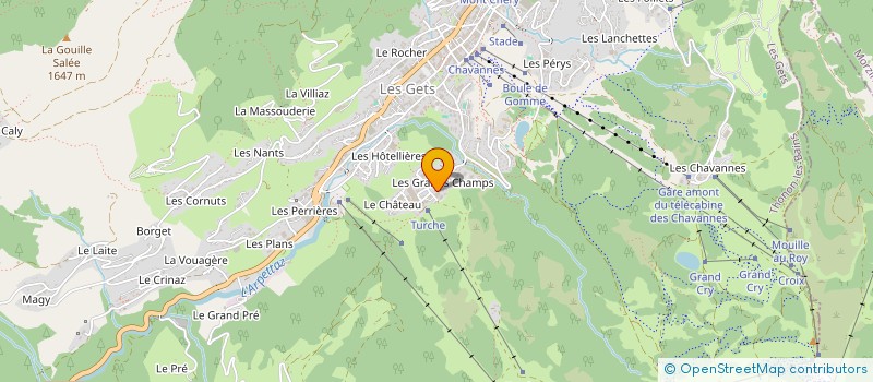 localisation de l'entreprise BC HAT DEVELOPPEMENT  LES GETS