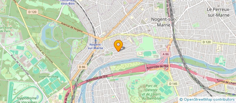 localisation de l'entreprise BC HOLDING  NOGENT-SUR-MARNE