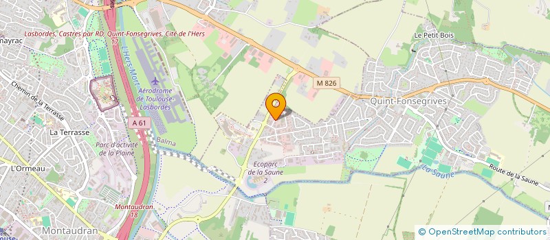 localisation de l'entreprise BC IMMO 2  QUINT-FONSEGRIVES