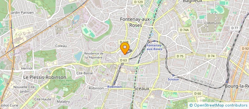 localisation de l'entreprise BC IMMO  FONTENAY AUX ROSES