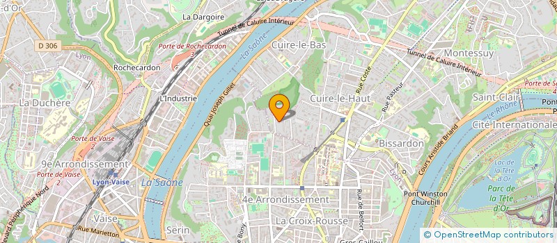 localisation de l'entreprise BC IMMO  CALUIRE-ET-CUIRE