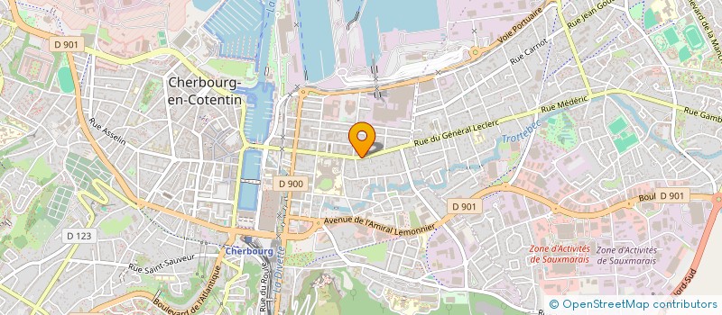 localisation de l'entreprise BC IMMO à CHERBOURG-EN-COTENTIN