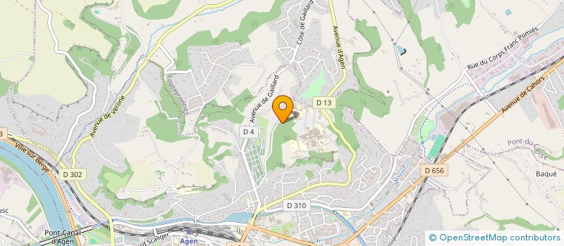 localisation de l'entreprise BC IMMO  AGEN