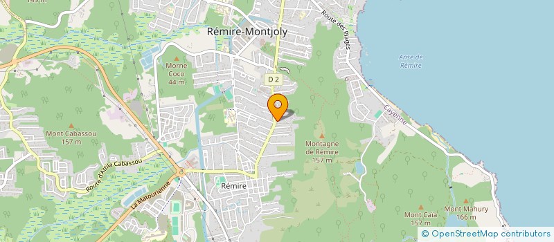 localisation de l'entreprise BC IMMO 97  REMIRE-MONTJOLY