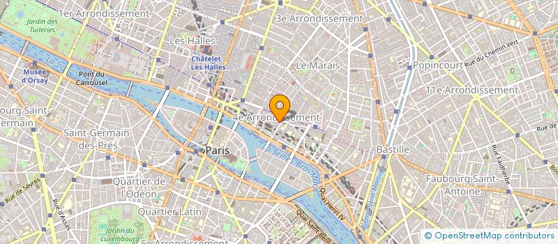 localisation de l'entreprise BC IMMO  PARIS