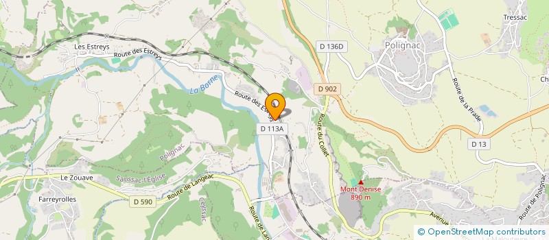 localisation de l'entreprise BC IMMO  POLIGNAC