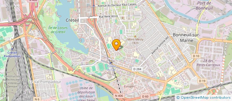 localisation de l'entreprise BC IMMOBILIER  CRETEIL