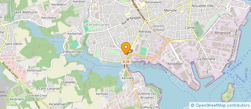 localisation de l'entreprise BC IMMOBILIER  LORIENT