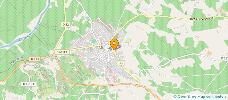 localisation de l'entreprise BC IMMOBILIER  MONTAGNAC