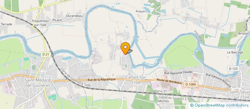 localisation de l'entreprise BC IMMOBILIER  CAMPS-SUR-L'ISLE