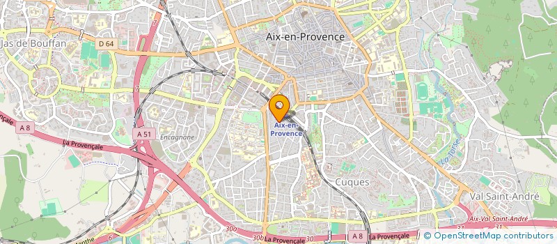 localisation de l'entreprise BC INVEST à AIX-EN-PROVENCE