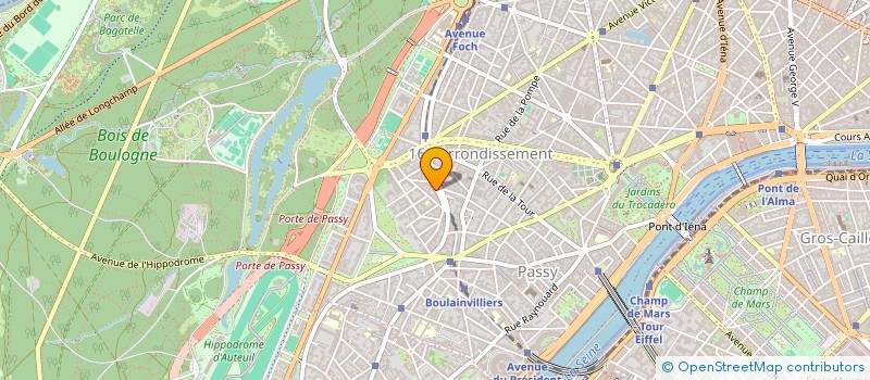 localisation de l'entreprise BC INVEST  PARIS