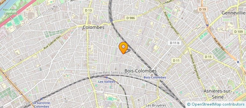 localisation de l'entreprise BC INVEST à BOIS-COLOMBES