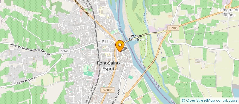 localisation de l'entreprise BC INVESTISSEMENT à PONT-SAINT-ESPRIT