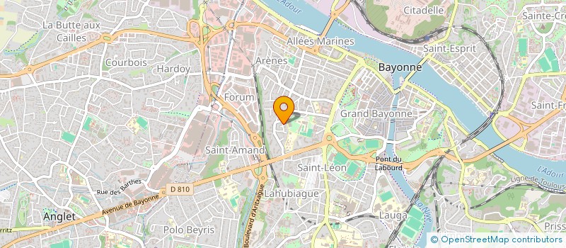 localisation de l'entreprise BC INVESTISSEMENT à BAYONNE