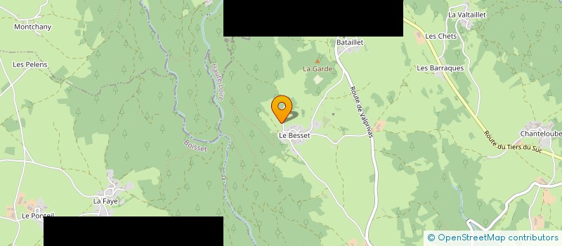 localisation de l'entreprise BC INVESTISSEMENT  VALPRIVAS