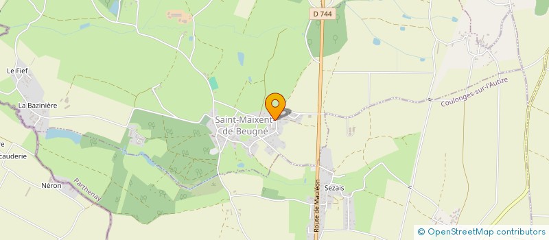 localisation de l'entreprise BC LA ROBINERIE  SAINT-MAIXENT-DE-BEUGNE