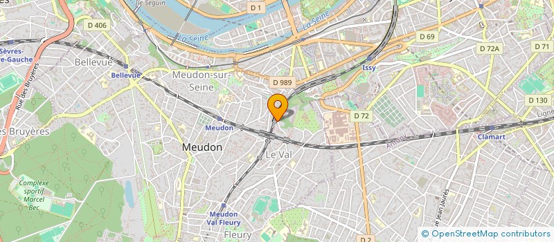 localisation de l'entreprise BC LAB  MEUDON