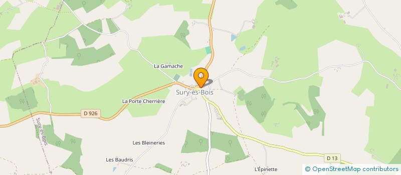 localisation de l'entreprise BC LABS  SURY-ES-BOIS