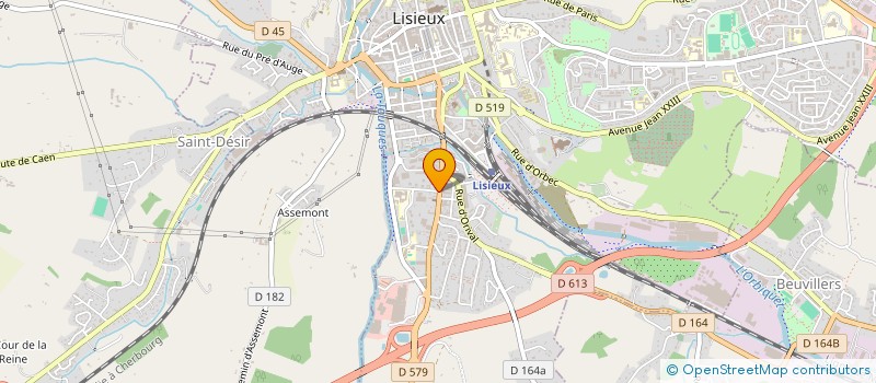 localisation de l'entreprise BC LISIEUX HOLDING  LISIEUX