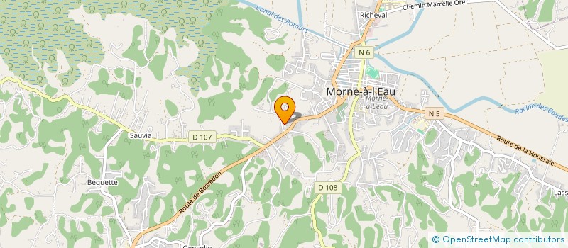 localisation de l'entreprise BC LOCATION à MORNE A L EAU
