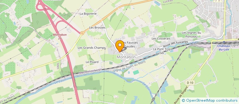 localisation de l'entreprise BC LOCATION EVENEMENTIELLE  MONTVAL-SUR-LOIR