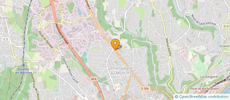 localisation de l'entreprise BC LYON OUEST à CHAMPAGNE-AU-MONT-D'OR
