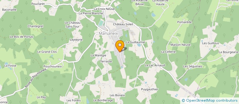 localisation de l'entreprise BC MACONNERIE  SANILHAC