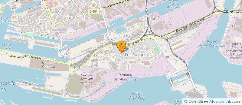 localisation de l'entreprise BC MACONNERIE à LE HAVRE