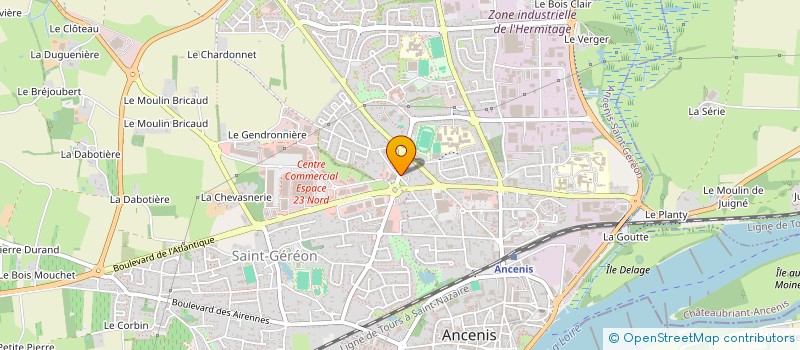 localisation de l'entreprise BC MAGIRESTI  ANCENIS-SAINT-GEREON