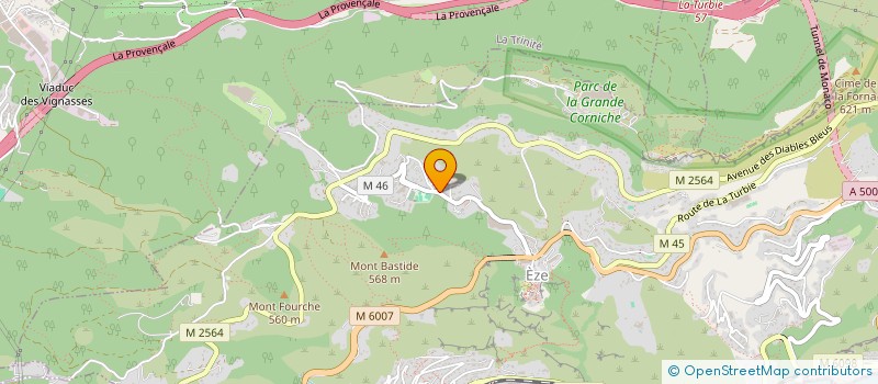 localisation de l'entreprise BC MANAGEMENT à LA TURBIE