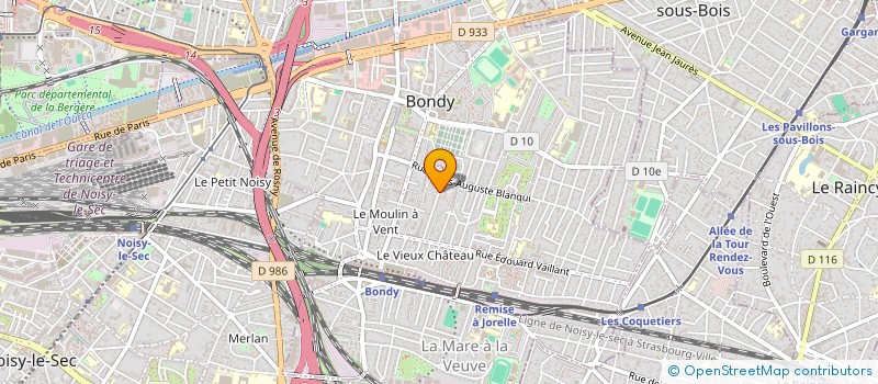 localisation de l'entreprise BC MILAN  BONDY