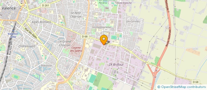 localisation de l'entreprise BC MONTELIMAR  VALENCE