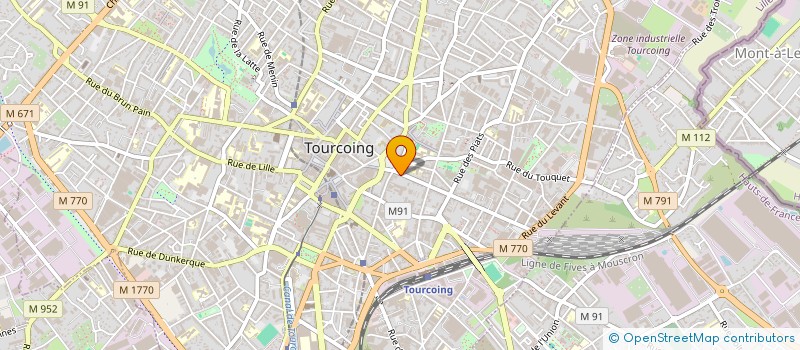 localisation de l'entreprise BC MOUVAUX  TOURCOING