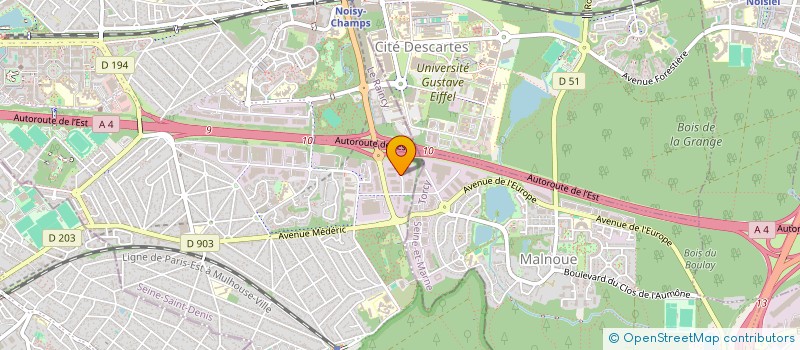 localisation de l'entreprise BC NEWS EUROPE  NOISY-LE-GRAND