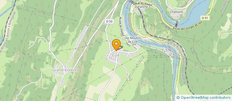 localisation de l'entreprise BC.NF.25  CIZE