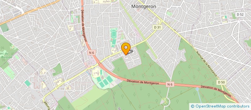 localisation de l'entreprise BC'O PISCINES à MONTGERON