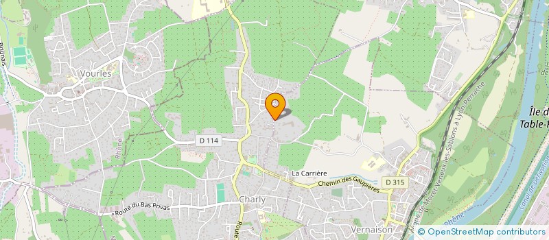 localisation de l'entreprise BC PATRIMOINE  SAINTE-FOY-LES-LYON