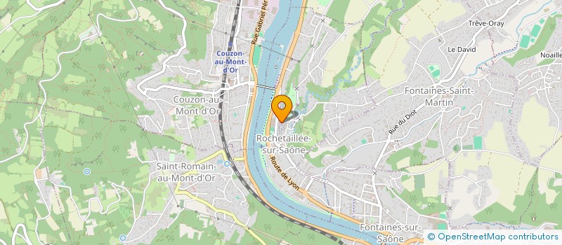 localisation de l'entreprise BC PATRIMOINE  ROCHETAILLEE-SUR-SAONE