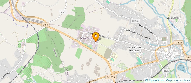 localisation de l'entreprise BC PIERRE  LE MUY