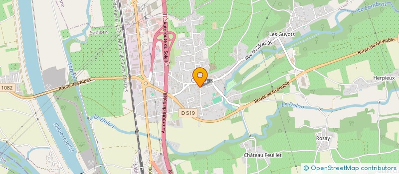 localisation de l'entreprise BC PLANS à CHANAS