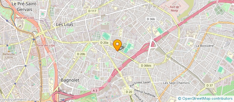 localisation de l'entreprise BC POSE à BAGNOLET