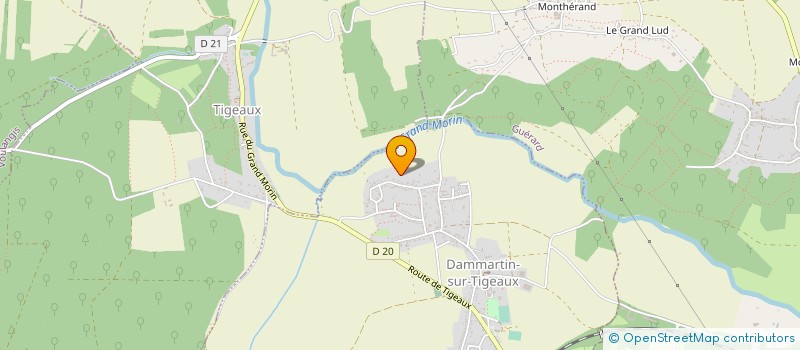 localisation de l'entreprise BC PREVENTION à DAMMARTIN-SUR-TIGEAUX