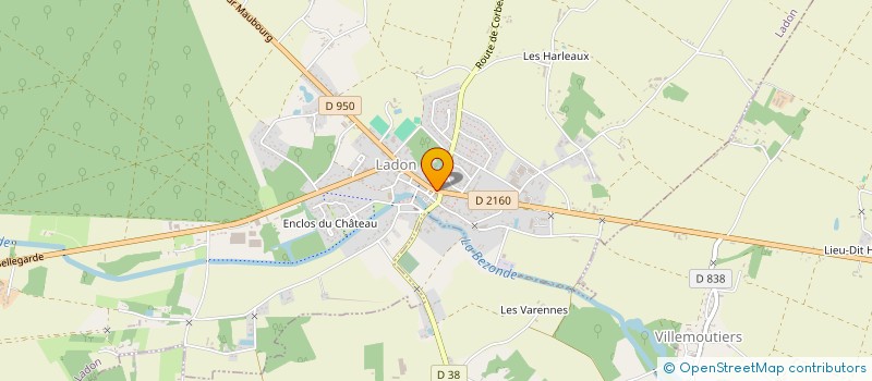 localisation de l'entreprise BC PROD  LADON
