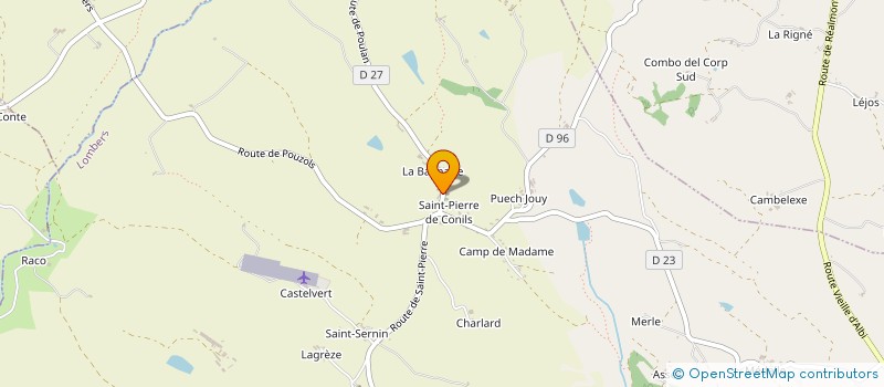 localisation de l'entreprise BC REALISATIONS BOIS  LOMBERS