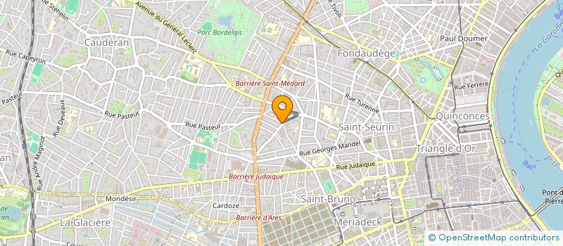 localisation de l'entreprise BC RENOV à BORDEAUX