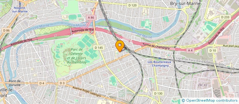 localisation de l'entreprise BC RENOV à CHAMPIGNY-SUR-MARNE