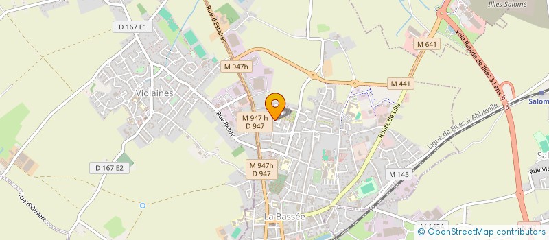 localisation de l'entreprise BC RENOV  LA BASSEE