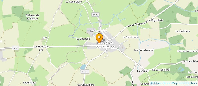 localisation de l'entreprise BC SOLUTIONS AUTO à COURCELLES-DE-TOURAINE