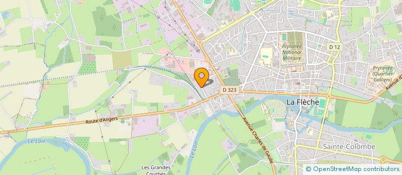 localisation de l'entreprise BC TERA  LA FLECHE